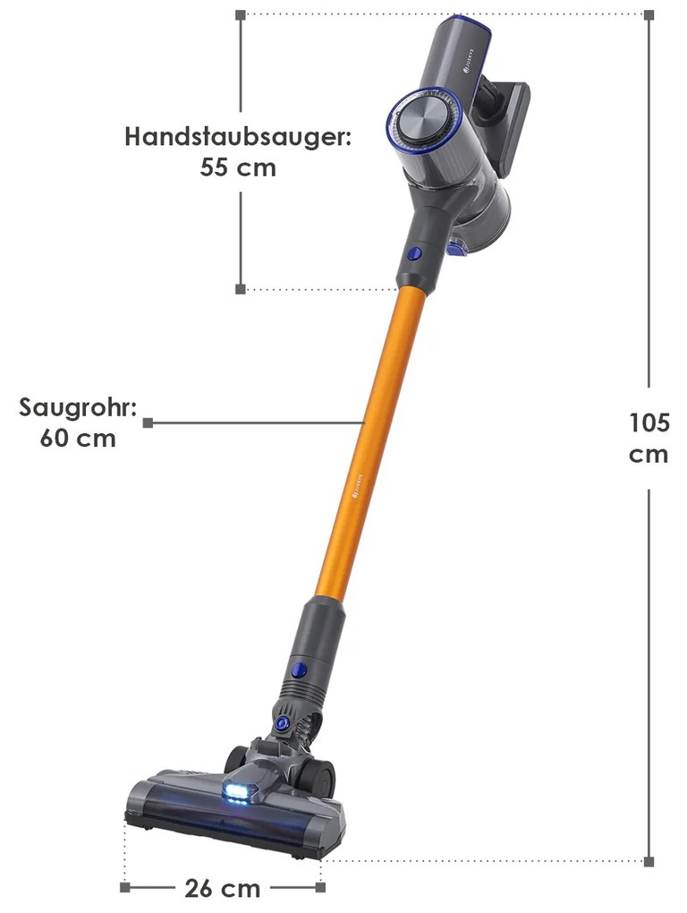 Aspirator 2 în 1 fără fir VC2101 antracit/auriu