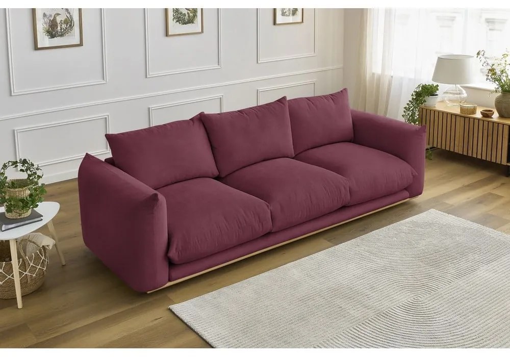 Canapea burgundy 265 cm Ernest – Bobochic Paris