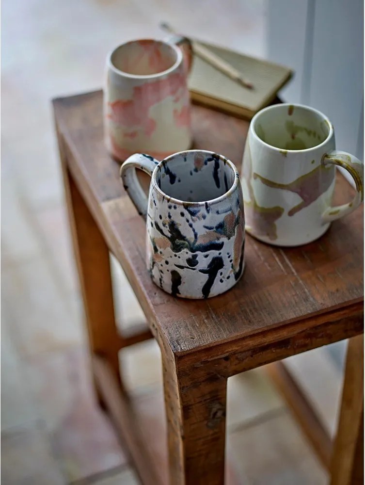 Măsuțe auxiliare 2 buc. din lemn reciclat 40x36 cm Galen – Bloomingville