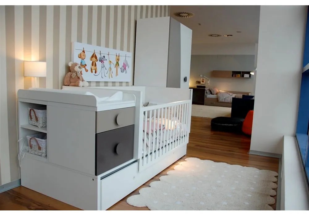 Covor pentru copii bej lavabil/țesut manual din bumbac 120x160 cm Biscuit Beige – Lorena Canals