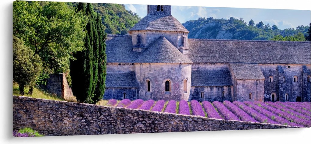 Tablou - Câmp de lavandă (120x50 cm)