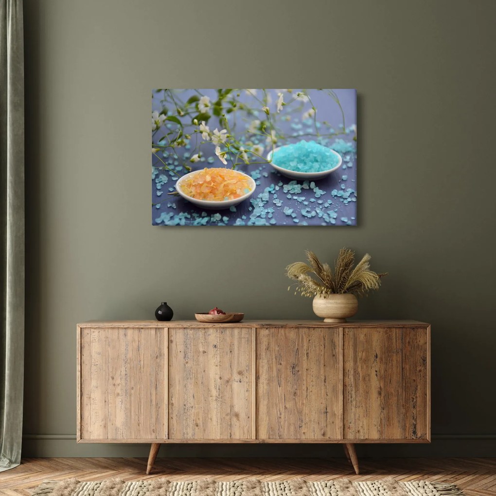 Tablou cu sarea de mare colorată (90x60 cm)