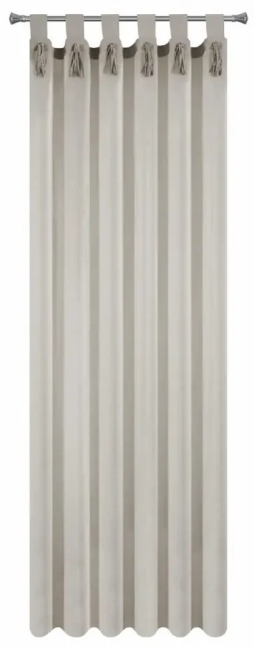Perdea Eurofirany, Jasmine, 140x250 cm, poliester, gri