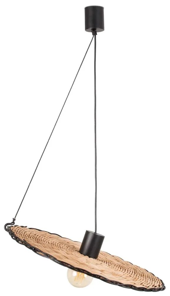 Lustra / Pendul suspendat design natural din ratan COSTAS 60cm