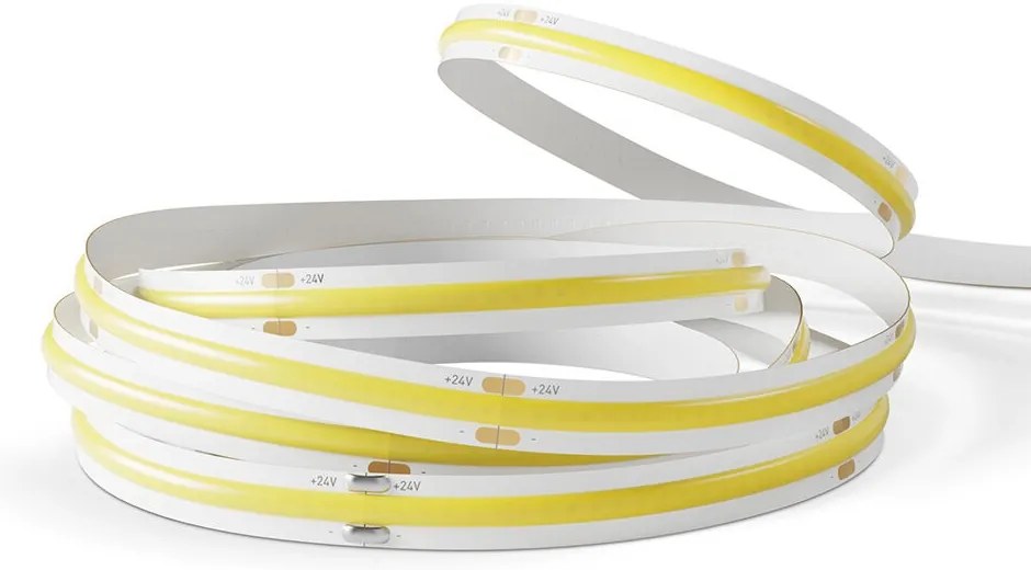 Banda led COB, lumina rece(6500K), 10W/m, 1050lm/m, 320 leduri/m, 24V, IP20, Braytron