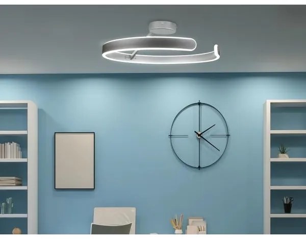 Lustră LED dimabilă aplicată LED/72W/230V 3000-6500K crom + telecomandă