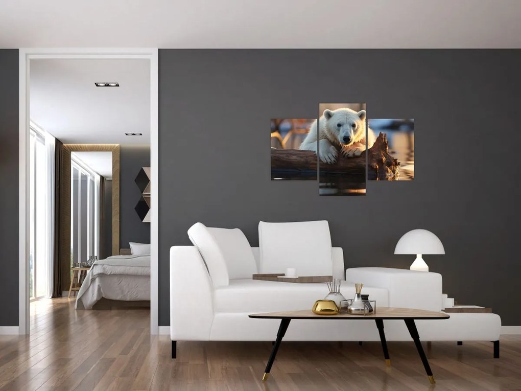 Tablou - Ursul polar (90x60 cm)