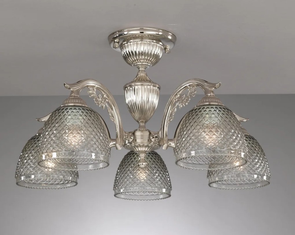 Lustra aplicata cu 5 brate design italian 9801