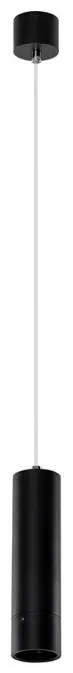 Pendul modern minimalist cu spot LED reglabil GALILEO 1 negru