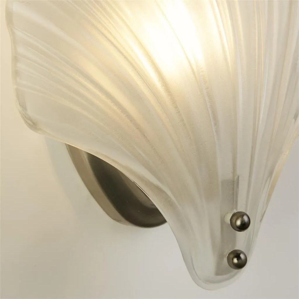 Aplica de perete baie cu protectie IP44 Shell, frosted