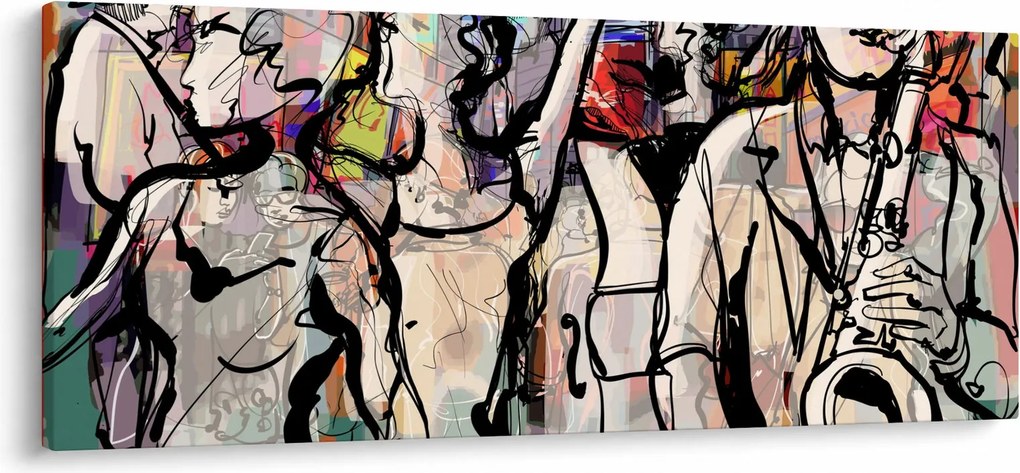 Tablou - Seara de jazz (120x50 cm)