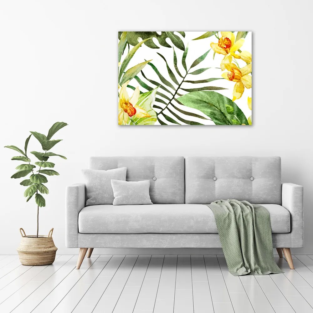 Imprimare tablou canvas Flori tropicale