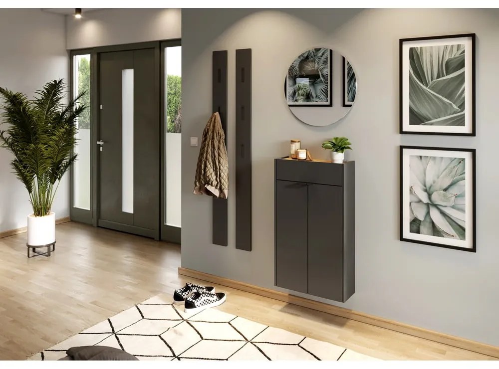 Dulap gri antracit 56x97x22 cm Ameca – Germania