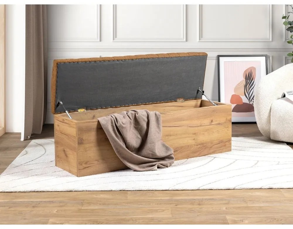 Bancă portocalie/în culoare naturală Oceane – Bobochic Paris