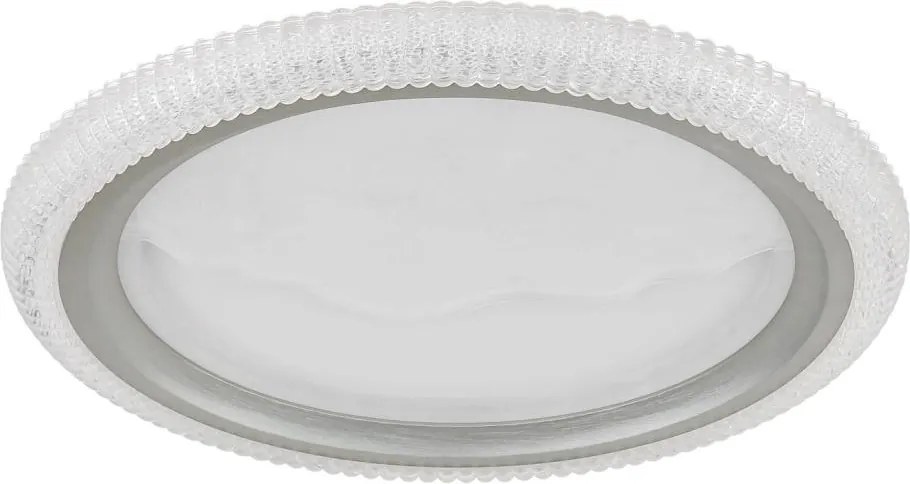 Globo 48494-28 - Plafonieră LED ODESSA, 28W, 230V, Ø 39,5 cm, argintie
