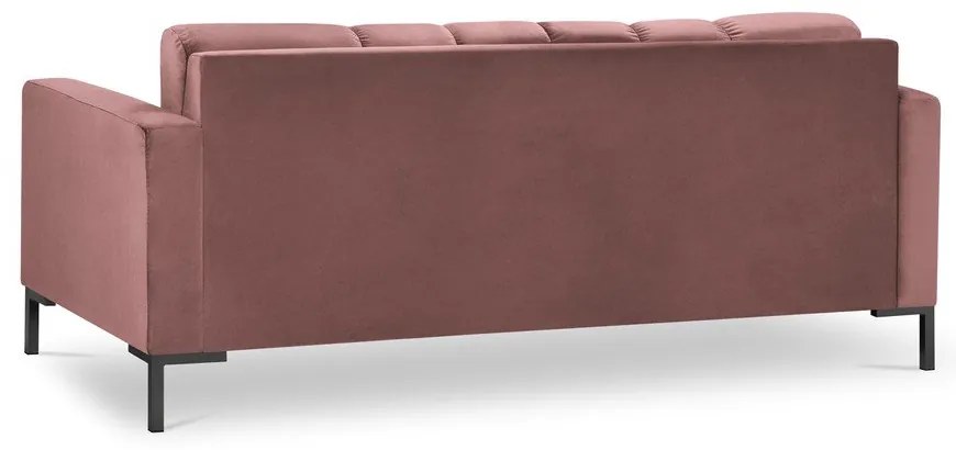 Canapea din catifea Cosmopolitan Design Bali, roz