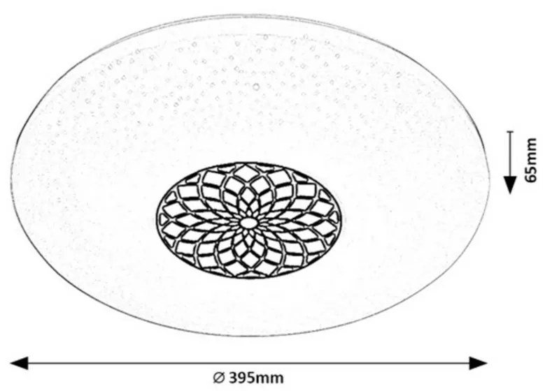 Plafonieră LED SMART Rabalux 5364 Ophelia
