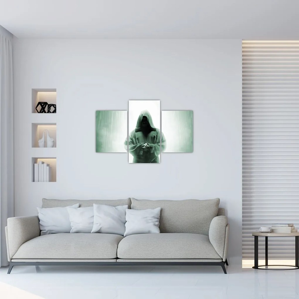 Tablou - Călugăr în întuneric (90x60 cm)