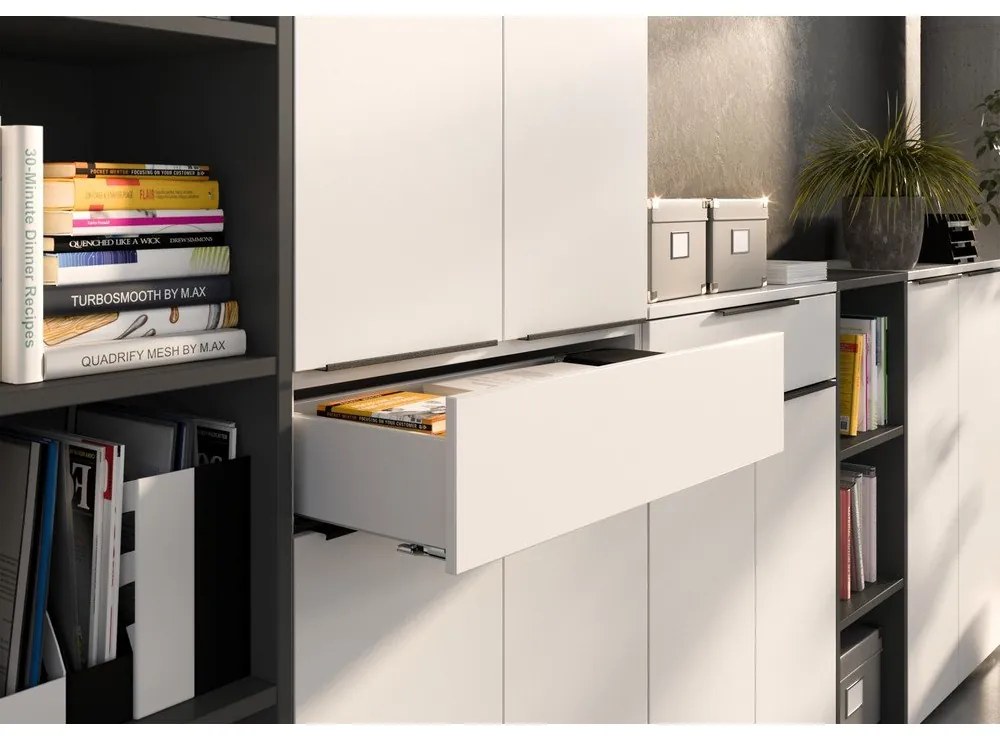 Șifonier alb 81x197 cm Mailand – Germania