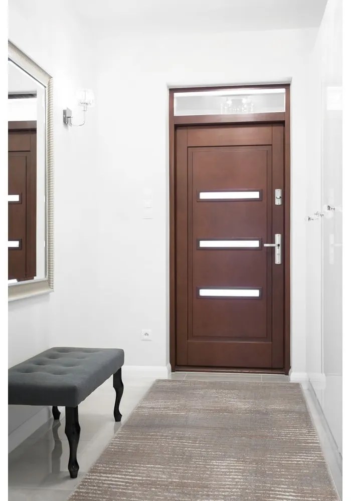 Covor tip traversă grej 80x300 cm Soft Gik P – FD