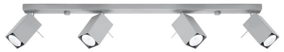 Sollux SL.0461 - Spot MERIDA 4xGU10/40W/230V gri