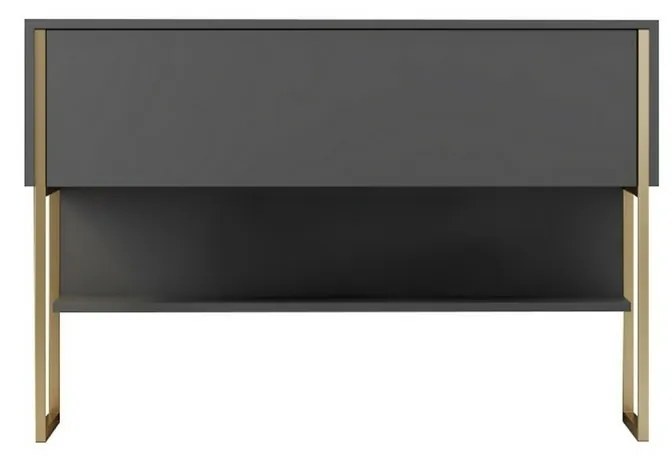 Comodă Luxe Anthracite and Gold