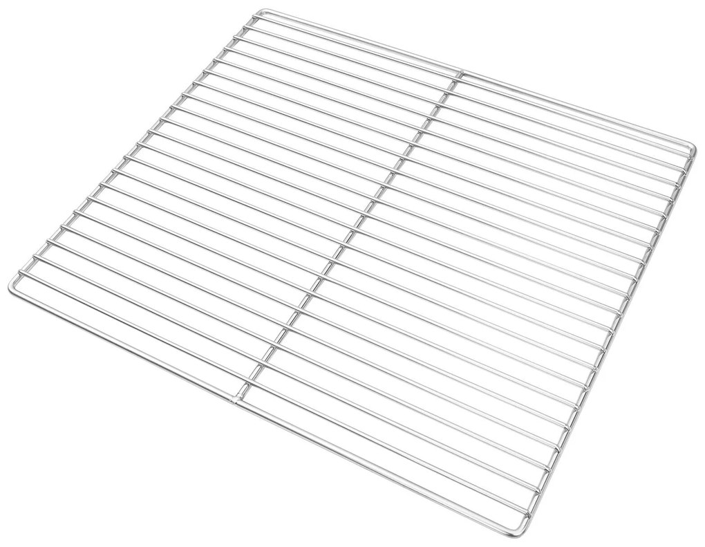 vidaXL Grătar BBQ cu mânere, 40x35 cm, dreptunghiular oțel inox. 304