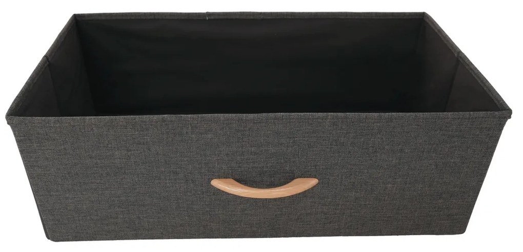 Comodă cu sertare din material textil HAZEL TIP 2,maro, M