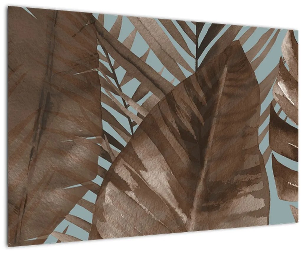 Tablou - Frunze de palmier acvarel (90x60 cm)