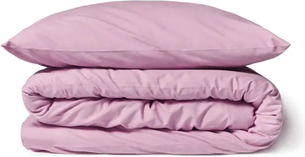 Lenjerie de pat din bumbac CALMORA violet deschis Dimensiune lenjerie de pat: 2 buc 70 x 90 cm | 200 x 200 cm