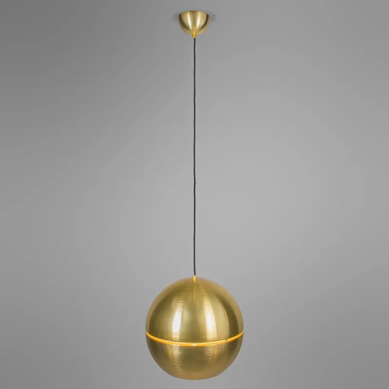 Lampă suspendată Art Deco aurie 50 cm - Slice