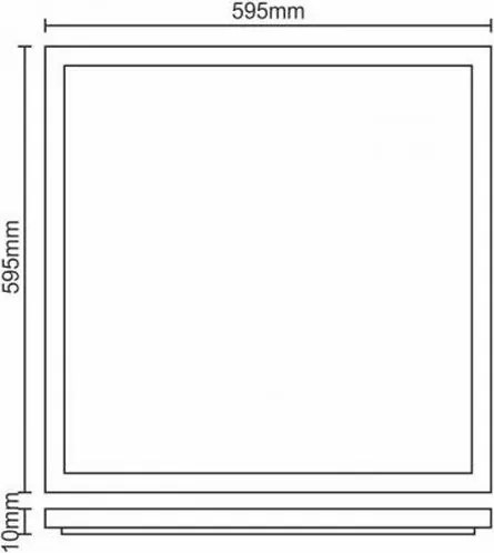 Lampă încastrată LED LED/40W/230V 4500K