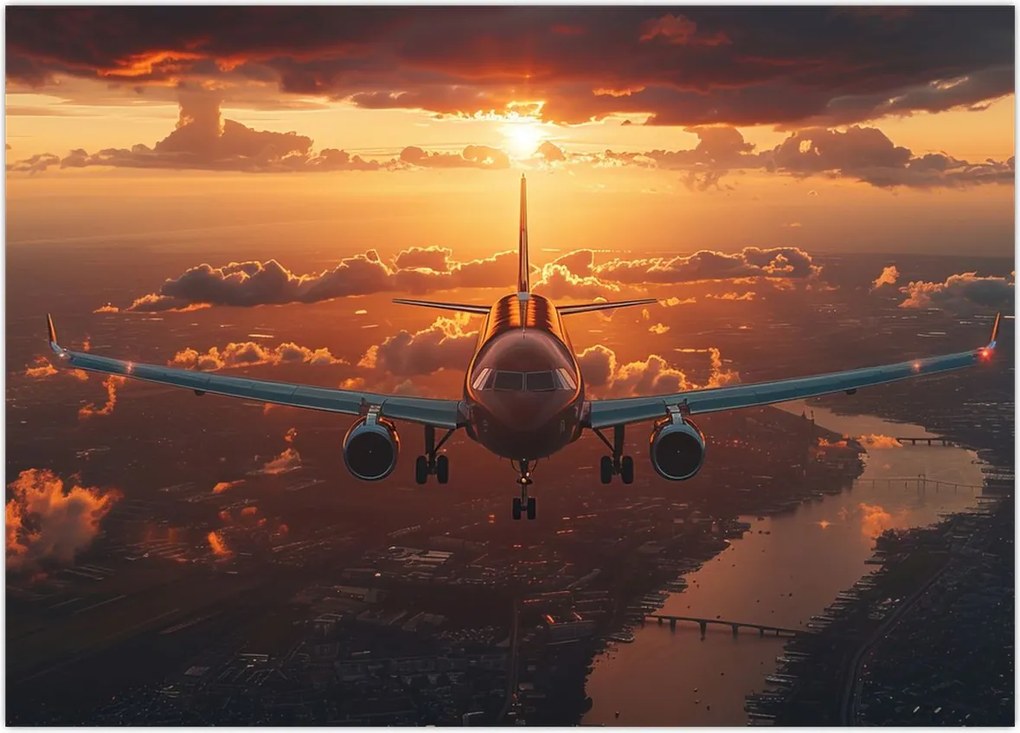 Tablou - Avion de transport (70x50 cm)