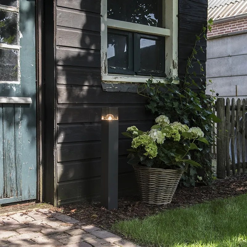 Lampă de podea modernă pentru exterior 70 cm gri închis IP44 - Denmark