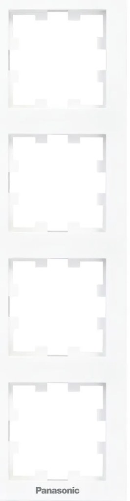 Rama 4 module verticala, IP20, Alb, Panasonic Karre Plus 55