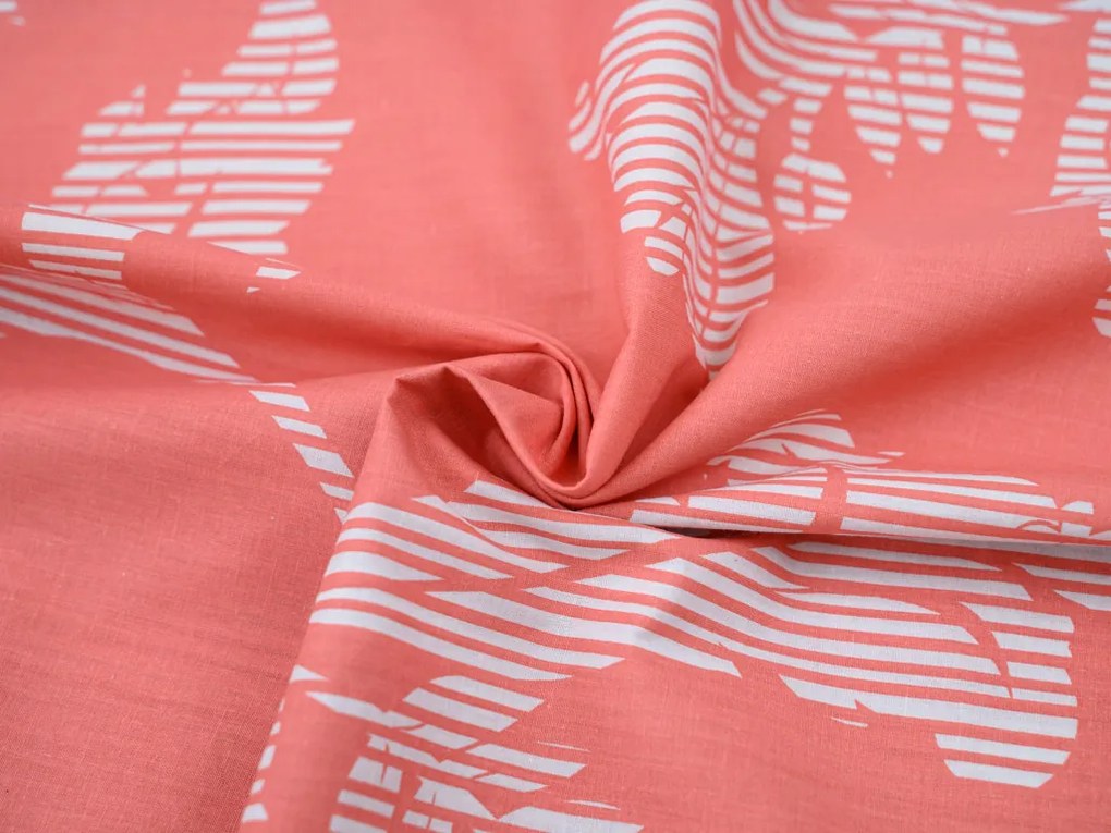 Lenjerie din bumbac Renforce IMARA rosie Dimensiune lenjerie de pat: 2 buc 80 x 80 cm | 200 x 200 cm