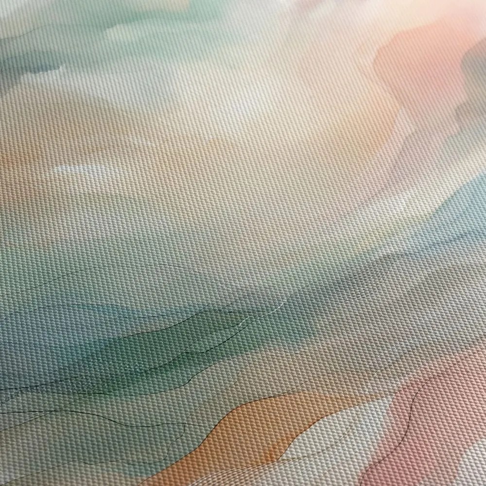 Tablou valuri pastelate delicate