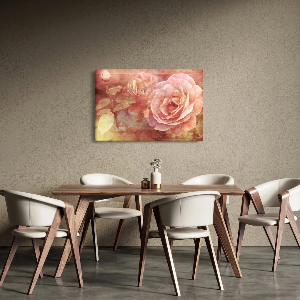 Tablou cu trandafir (90x60 cm)