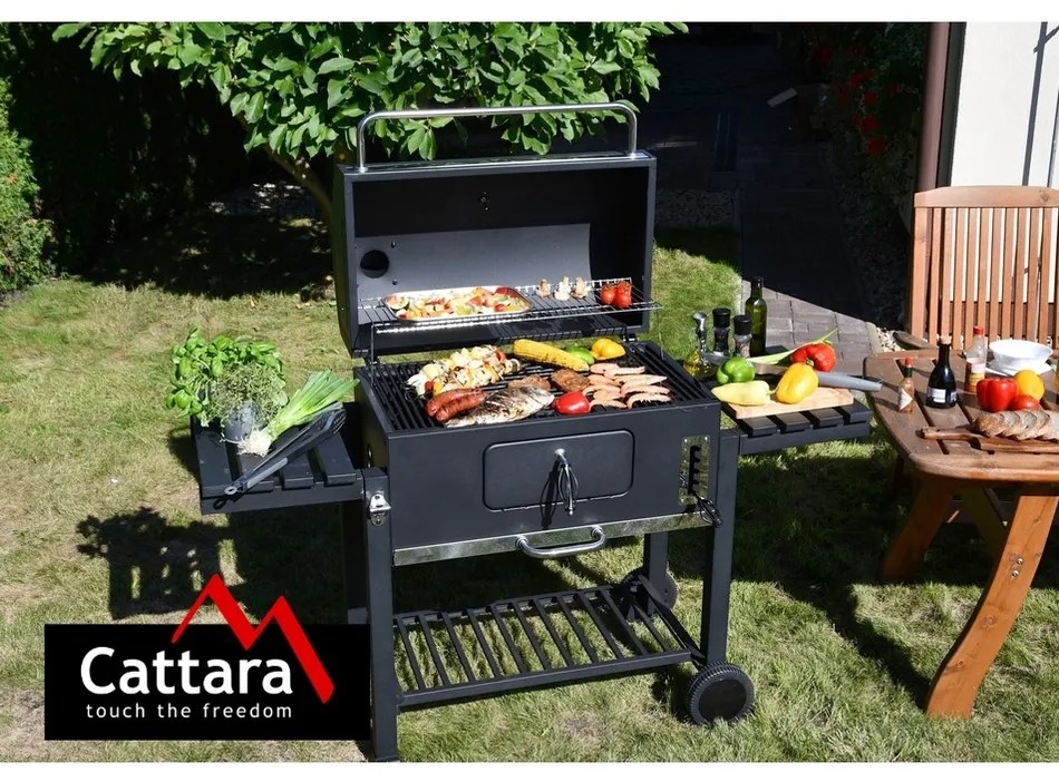 Cattara Grătar pe cărbune Royal grande XXL, 154 x110 x 46 cm