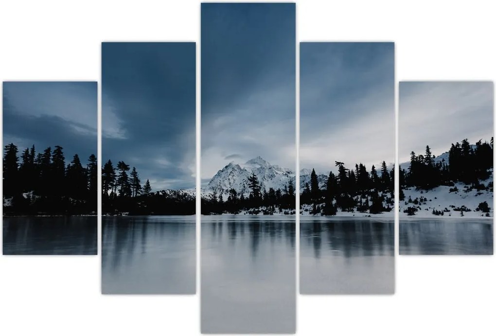 Tablou - Pe laacul înghețat (150x105 cm)