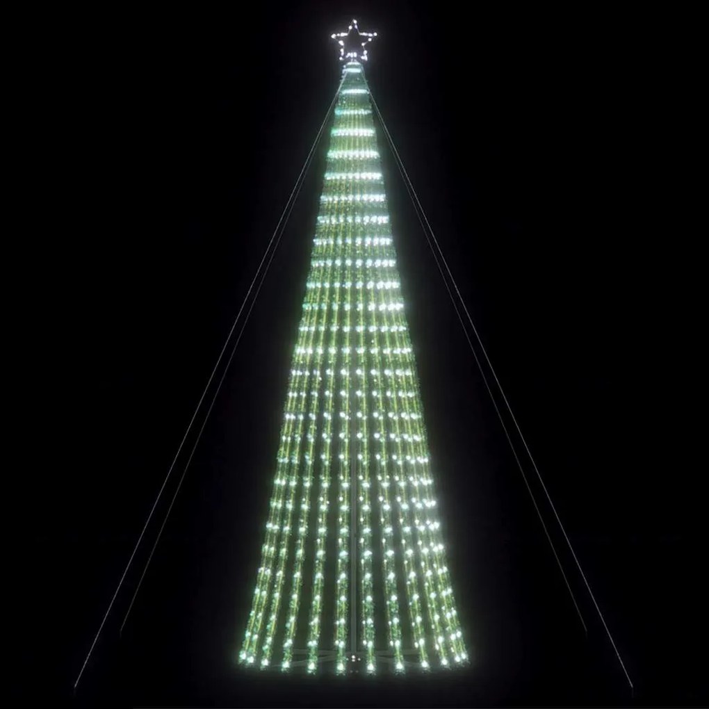 vidaXL Pom de Crăciun LED 1028 LED-uri Alb Rece 403 cm