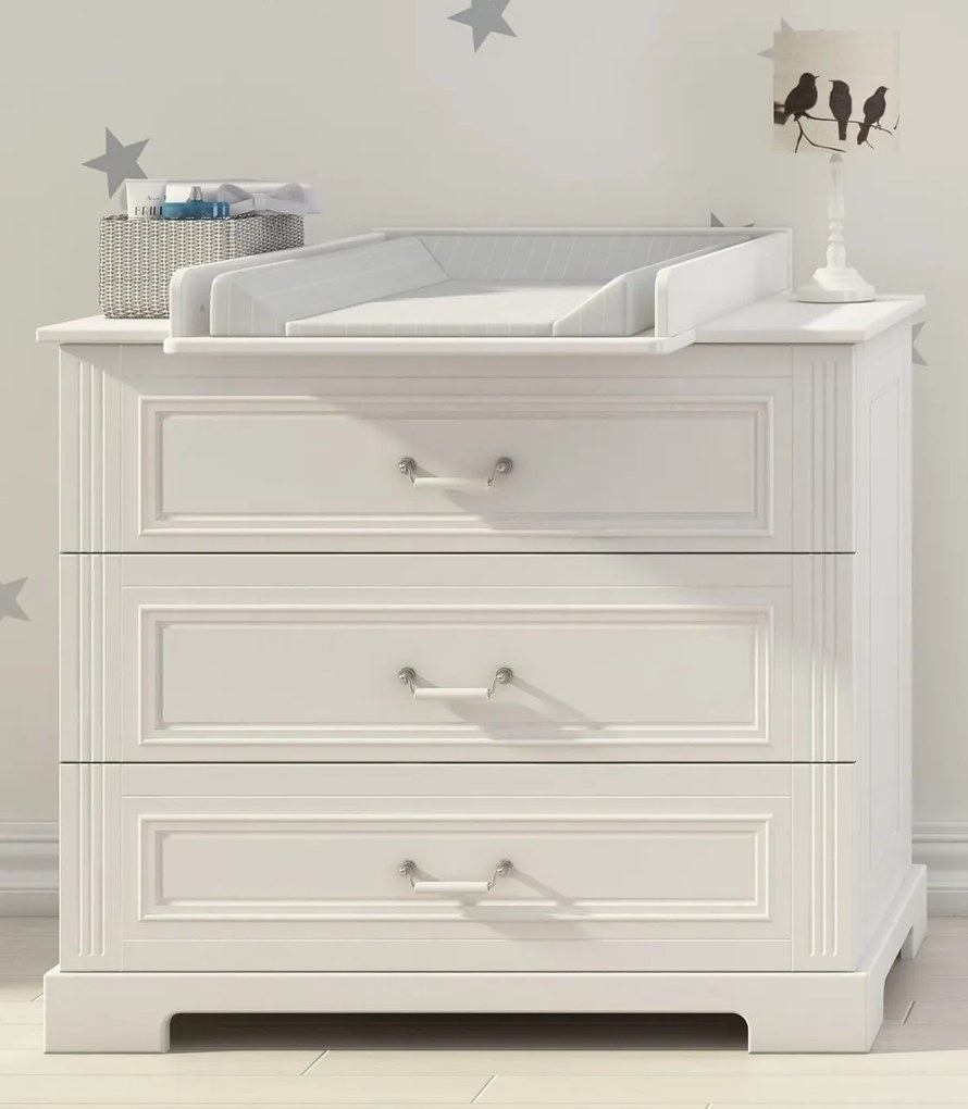 Comoda eleganta Ines alba L102 cm