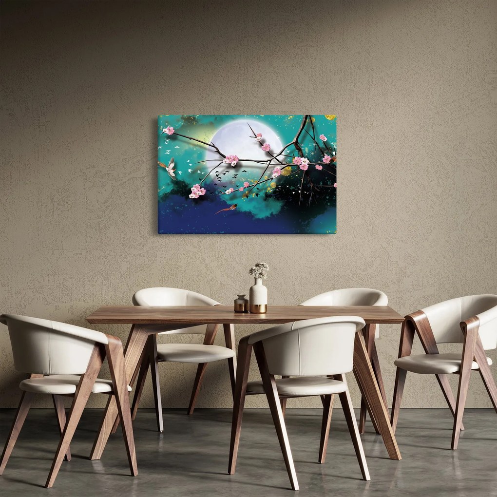Tablou - Copac,grafic (90x60 cm)