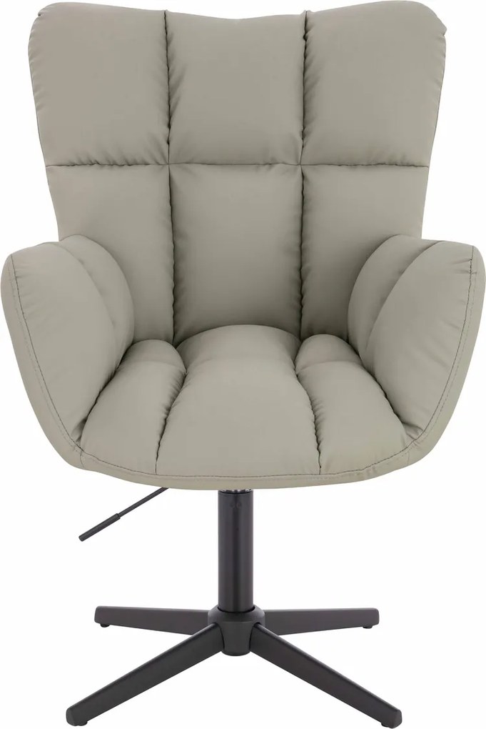 HR650CROSS Scaun Culoare in Piele Ecologica Premium Soft cu Bază Neagră