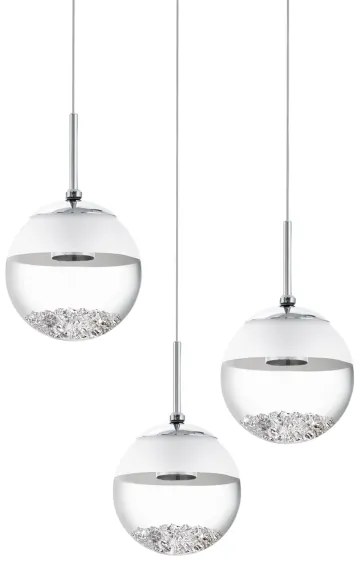 Eglo 93709 - LED Lustra MONTEFIO 1 3xLED/5W/230V