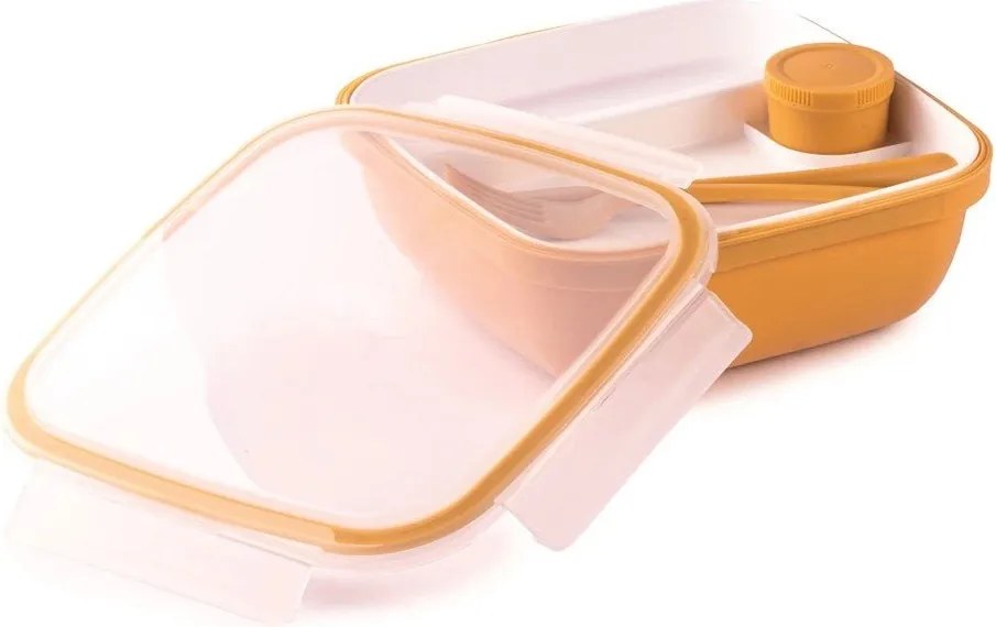 Cutie pentru prânz cu tacâmuri, compartimentată Fresh – Snips