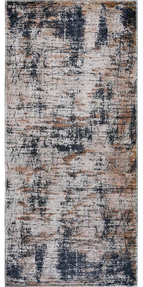 Covor tip traversă albastru lavabil 80x300 cm Abstract Colors – Vitaus