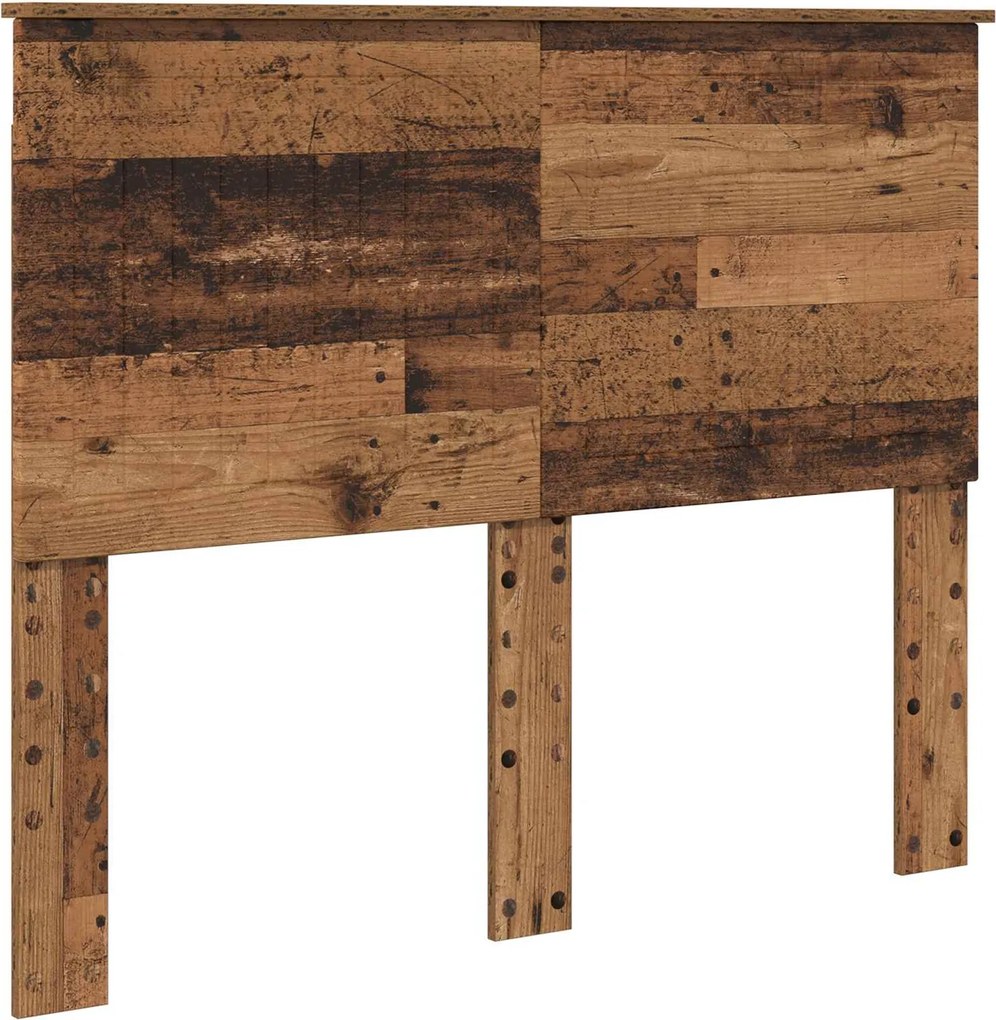 vidaXL Tăblie cap cu headboard Lemn Vechi 120 cm Lemn compozit
