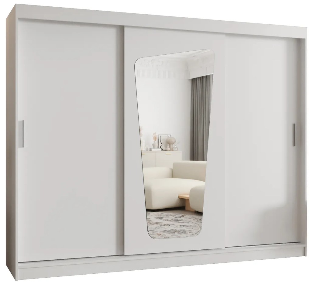Dulap de haine 250 cm Mokka (alb). 1126040