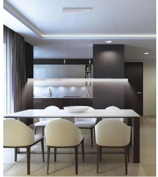 Lustră LED dimabilă pe cablu Paul Neuhaus 2568-95 ADRIANA LED/14W/230V crom